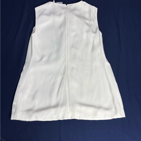 Burberry Cream Draped Front Blouse - Picture 2 of 8